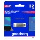 USB флеш накопичувач Goodram 32GB ODA3 Silver USB 3.0 / Type-C (ODA3-0320S0R11) 