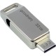 USB флеш накопичувач Goodram 32GB ODA3 Silver USB 3.0 / Type-C (ODA3-0320S0R11) 