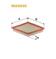 Повітряний фільтр для автомобіля Wixfiltron WA9949