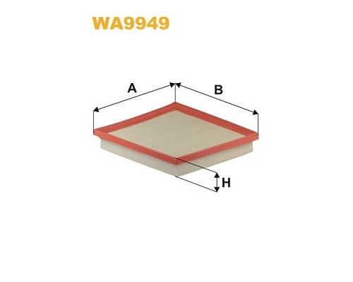 Повітряний фільтр для автомобіля Wixfiltron WA9949