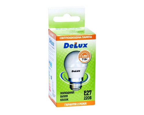 Лампочка Delux BL50P 7Вт 6500K 220В E27 (90020562 90011760)