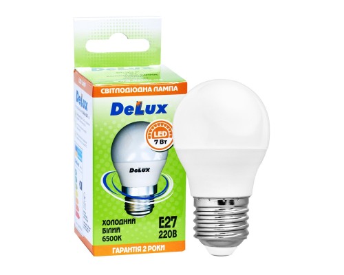 Лампочка Delux BL50P 7Вт 6500K 220В E27 (90020562 90011760)