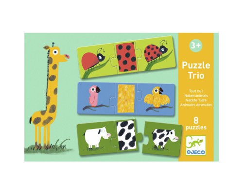 Пазл Djeco Тріо Одягни тваринку (DJ08186)