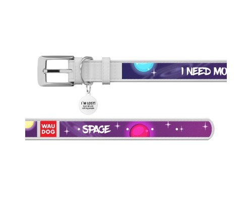 Нашийник для тварин WAUDOG Design з QR паспортом 