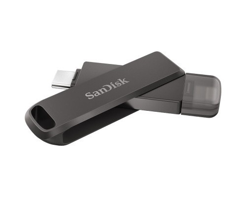 USB флеш накопичувач SanDisk 256GB iXpand Luxe USB-C/Lightning (SDIX70N-256G-GN6NE) 