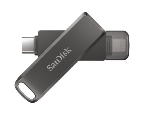 USB флеш накопичувач SanDisk 256GB iXpand Luxe USB-C/Lightning (SDIX70N-256G-GN6NE) 