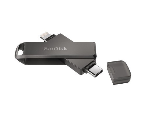 USB флеш накопичувач SanDisk 256GB iXpand Luxe USB-C/Lightning (SDIX70N-256G-GN6NE) 