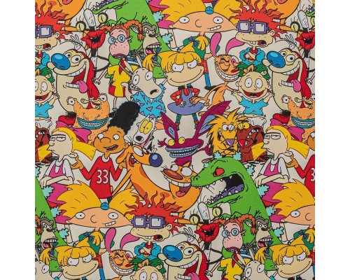 Рюкзак шкільний Loungefly Nickelodeon - Nick Rewind Gang AOP Mini Backpack (NICBK0023)