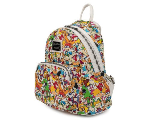 Рюкзак шкільний Loungefly Nickelodeon - Nick Rewind Gang AOP Mini Backpack (NICBK0023)