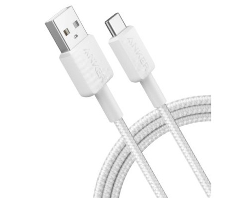 Дата кабель USB 2.0 AM to Type-C 1.8m 322 White Anker (A81H6H21)