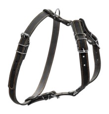 Шлея для собак Collar одинарна для малих та середніх порід Ш 20 мм А:40-56 см В:57-65 см чорна (06361)