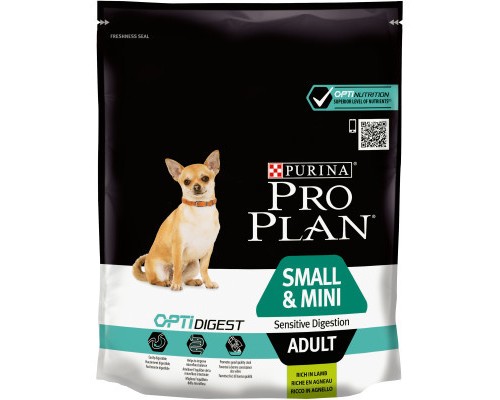 Сухий корм для собак Purina Pro Plan Small&Mini Sensitive Digestion зі смаком ягняти 700 г (7613036611299)