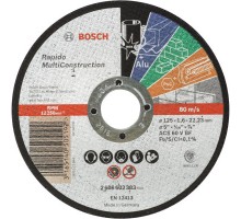Круг відрізний Bosch Multi Construction прямий 125х1.6мм (2.608.602.383)