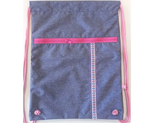 Сумка для взуття Cool For School Vyshyvanka Чорна (CF85701)