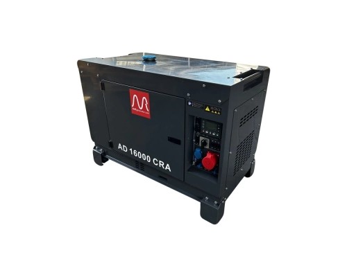 Генератор Metier AD16000CRA дизель 3ф-15,0kWA, 1ф-12,0kW бак-25л, ел.старт (AD16000CRA)
