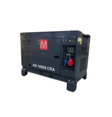 Генератор Metier AD16000CRA дизель 3ф-15,0kWA, 1ф-12,0kW бак-25л, ел.старт (AD16000CRA)
