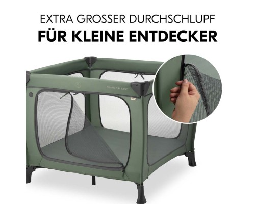 Дитячий манеж Hauck Sleep N Play SQ Dark Green (60673-5)