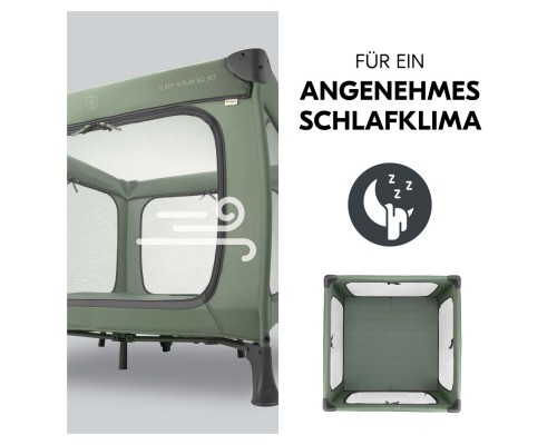 Дитячий манеж Hauck Sleep N Play SQ Dark Green (60673-5)