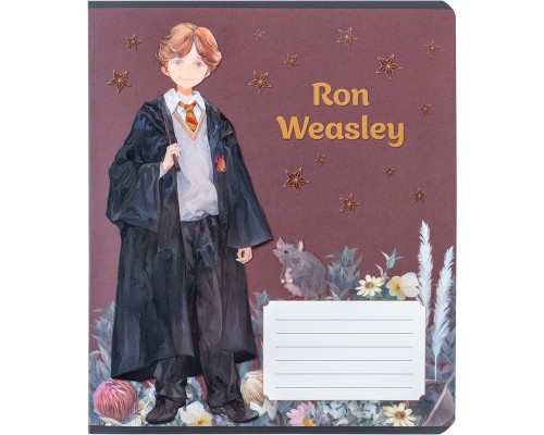 Зошит Kite Harry Potter 18 аркушів, клітинка (HP24-236)