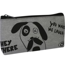 Пенал Cool For School 1 відділення Dog Сірий (CF86602-01)