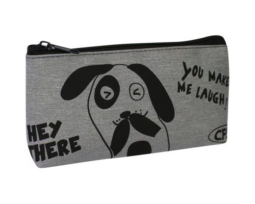 Пенал Cool For School 1 відділення Dog Сірий (CF86602-01)
