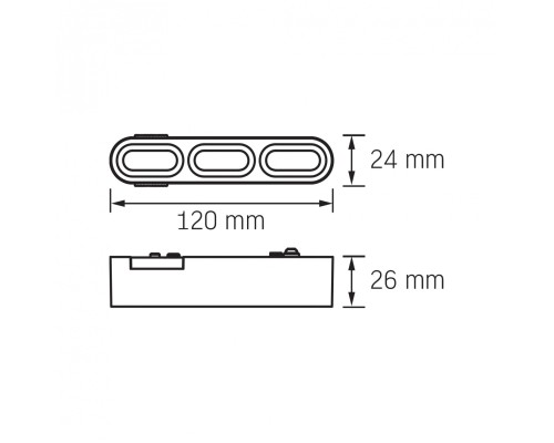 Світильник Videx LD13B 5.5W 4000K 48V Black (VL-TRMS-LD13B)