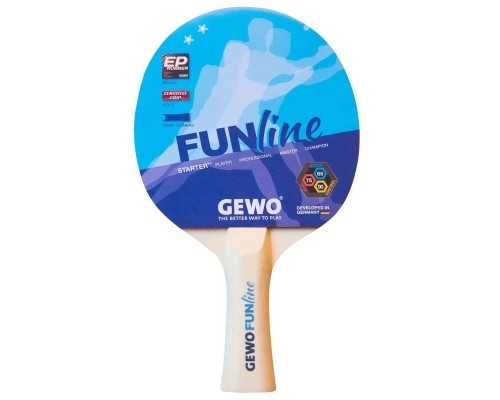 Комплект для настільного тенісу Gewo Double-Fun 2 Bats 3 Balls (96960000) (931053)