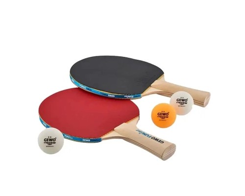 Комплект для настільного тенісу Gewo Double-Fun 2 Bats 3 Balls (96960000) (931053)