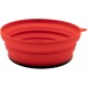 Миска туристична Tramp силіконова з пластиковим дном 550 мл (UTRC-123-terracota)