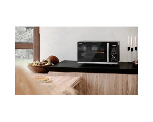 Мікрохвильова піч Sharp YC-QC254AE-B