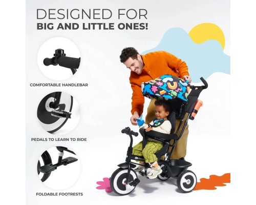 Дитячий велосипед Kinderkraft Aston Happy Shapes (KRASTO00HAP0000) (5902533925643)