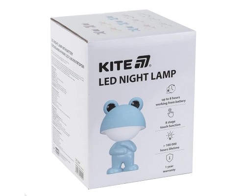 Нічник Kite Світильник LED з акумулятором Dreamy Bunny, блакитний (K25-315-1-3)
