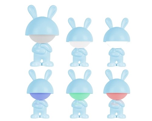 Нічник Kite Світильник LED з акумулятором Dreamy Bunny, блакитний (K25-315-1-3)