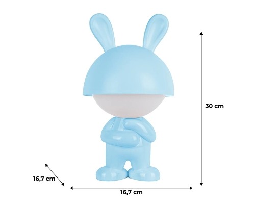 Нічник Kite Світильник LED з акумулятором Dreamy Bunny, блакитний (K25-315-1-3)