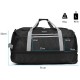 Дорожня сумка TravelZ Wheelbag Doubleloader foldable black 80(95)L (603096) (931069)