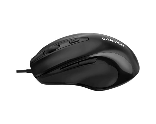 Мишка Canyon M-6 USB Black (CNE-CMS6)