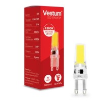 Лампочка Vestum LED COB G9 5W 3000K 220V (1-VS-8301)