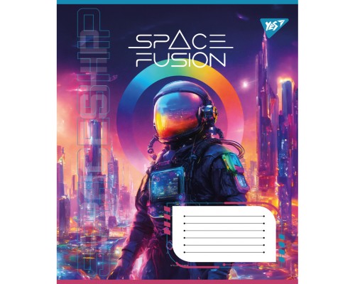 Зошит Yes Space fusion А5 36 аркушів клітинка (767070)