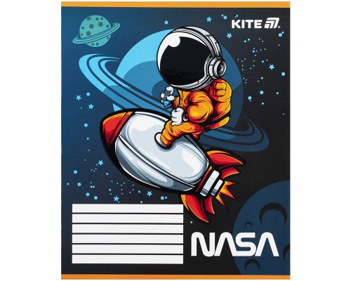 Зошит Kite NASA, 12 аркушів, коса лінія (NS25-235)