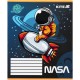 Зошит Kite NASA, 12 аркушів, коса лінія (NS25-235)