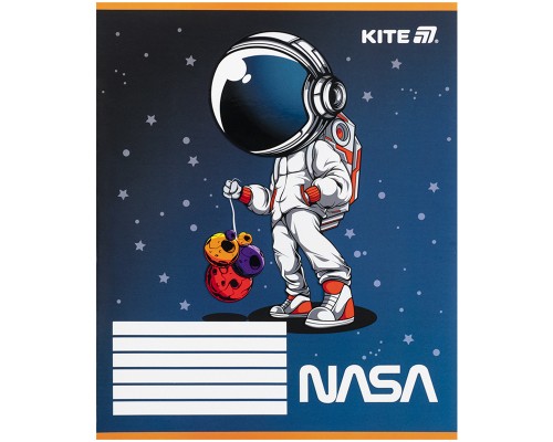 Зошит Kite NASA, 12 аркушів, коса лінія (NS25-235)