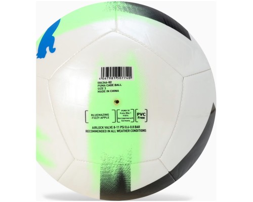 М'яч футбольний Puma Cage ball 084346-02 білий, синій 5 (4067981507764)