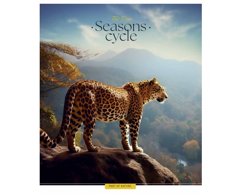 Зошит Школярик Four seasons 60 аркушів клітинка (060-3403K)