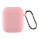 Чохол для навушників Armorstandart Ultrathin Silicone Case With Hook для Apple AirPods 2 Pink (ARM59688)