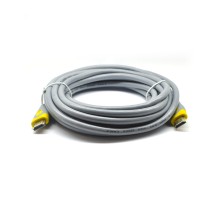 Кабель мультимедійний HDMI M to HDMI M 10.0m v2,0 Grey V-LINK (YT-HDMI(M)/(M)HSV2.0-10m)