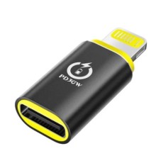 Перехідник USB-C F to Lightning M 30W black XoKo (AC-033)