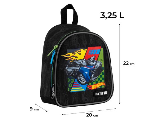 Рюкзак дитячий Kite Kids 538 Hot Wheels (HW25-538XXS)