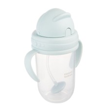 Поїльник-непроливайка Canpol babies з трубочкою і обтяжувачем, 270 мл, зелена (56/623_gre)