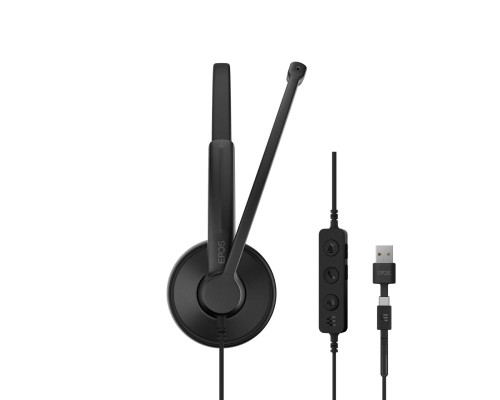 Навушники Epos Impact 100 MS Stereo USB-C+A Black (1001421)