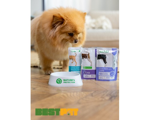 Вологий корм для собак Nature's Protection Adult Multi-benefit Chicken with Lamb 100 г (NPUPF63662)